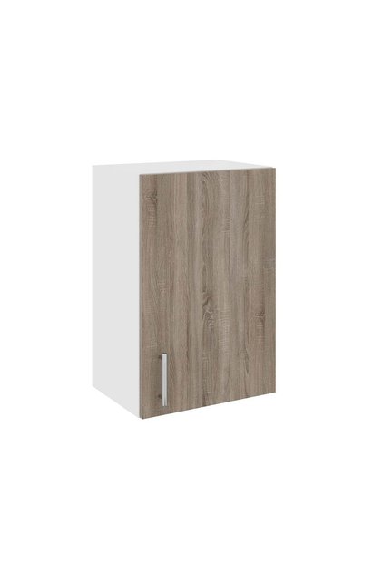 Άνω ντουλάπι haaus Karo, 1 πόρτα, Σκούρο Sonoma Oak/Λευκό, 40 x 30 x 60 cm
