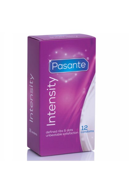 Προφυλακτικά, Pasante Intensity, 12 τεμάχια, με υφή