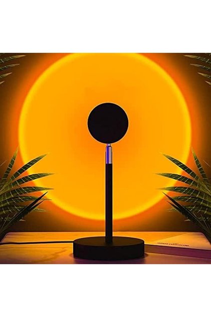 YU WELL Generic Sunset Lamp Projection, Multiple Colors Sunlight Projector, LED Lights Floor Lamp, R