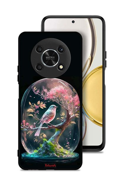 غطاء حماية Honor X9 5G بتصميم Bird In Jarr