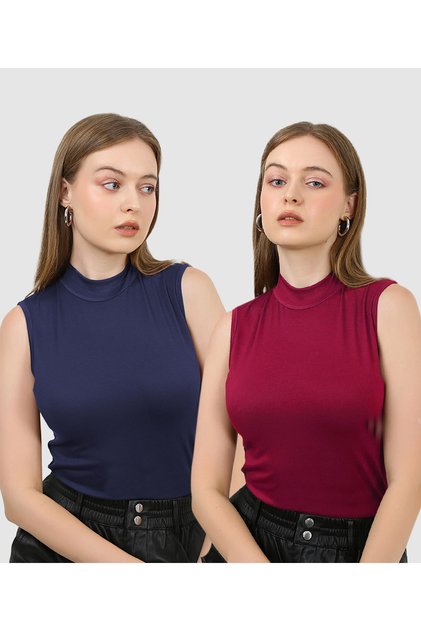 Women's 2-Piece Sleeveless Bodysuit