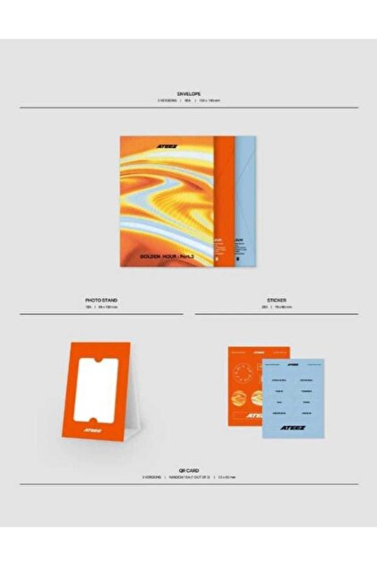 tays store ATEEZ - GOLDEN HOUR : Part.3 (Pocaalbum Ver.) - Fiyatı