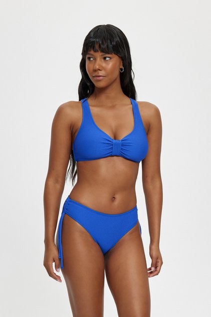 B11113 Luplu Toparlayıcı Bikini Takımı - Saks