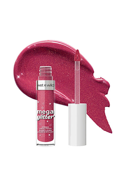 Mega Glitter Shimmer Likit Ruj -Pink Future