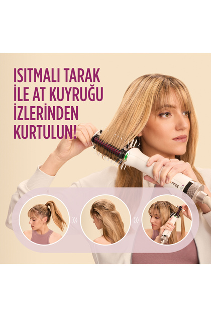 Shark SmoothStyle Saç Kurutmalı Saç Şekillendirici+Seyahat Çantası