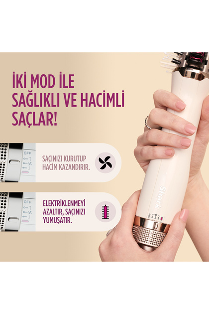 Shark SmoothStyle Saç Kurutmalı Saç Şekillendirici+Seyahat Çantası