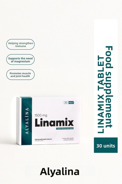 Linamix 1500 Mg 30 Tablets Magnesium, Sodium, Senna, Hydrolyzed Collagen Support