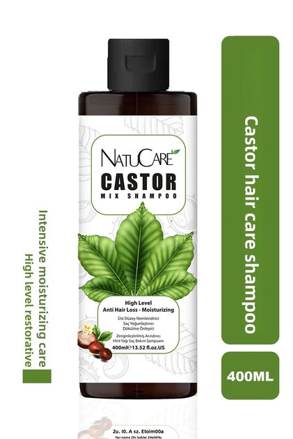 High-End Repairing and Intensive Moisturizing Castor Indian Hair Care Shampoo 400ml