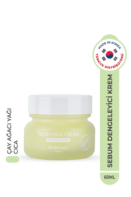 Muldream Fresh Cica Cream Akne Karşıtı Sebum Dengeleyici