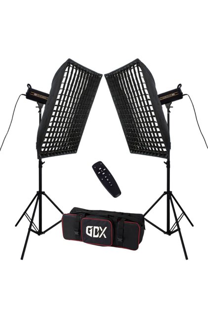 Hd-200ıı C Bicolor 2'li Işık Seti 200w Video Led Işığı