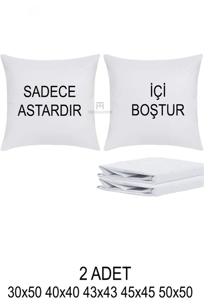 2 Pieces Zippered Throw Pillow Inner Lining 5 Sizes Throw Pillow Inner Pillow Case Lining Milt