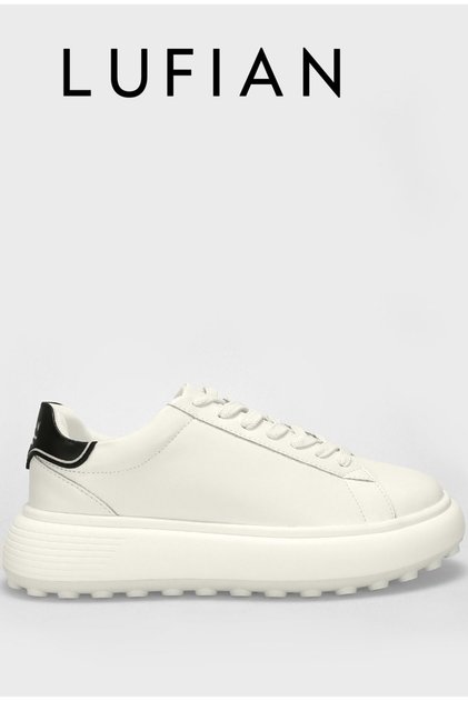 111230270 Rainbow Sneaker Men's Leather Shoes White