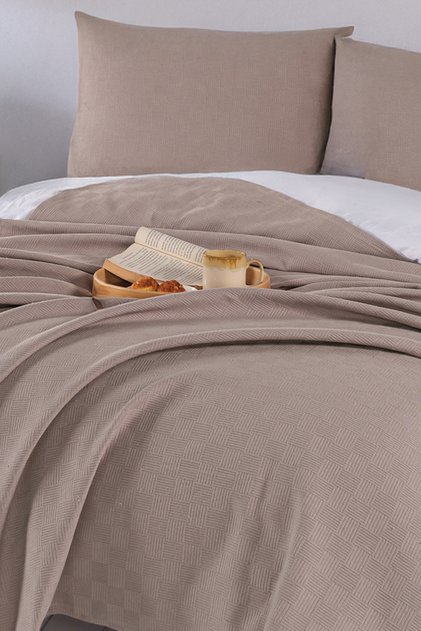 Loya 100% Cotton Double Pique | Bedspread | Seat Cover | 200 X 230