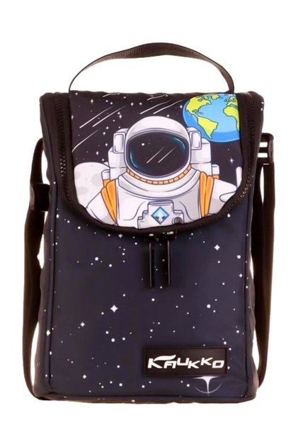 Kids 3 Bölmeli Kalem Çantası Toys Astronaut Siyah L8174