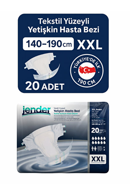 JENDER Bel Bantlı Hasta Bezi XXL 20'li 3 Paket - Fiyatı, Yorumları