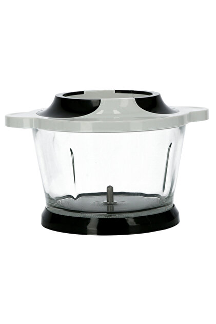 2.0 L Food Chopper With 650w Motor, 4 Stainless Steel Blades, Glass Bowl, For Meat And Veggies