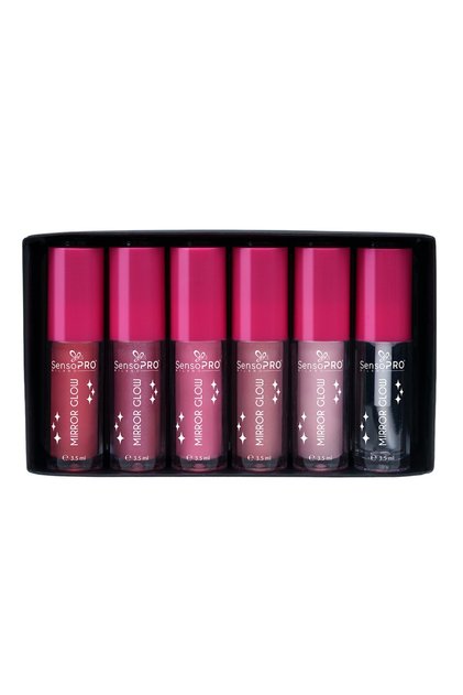 Set de 6 luciuri de buze SensoPRO Milano - MIRROR GLOW BABE