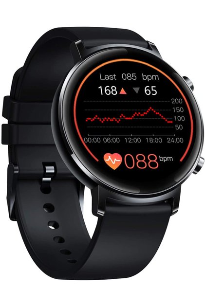 Ceas Smartwatch si Bratara Fitness FirstWear IdealSTORE, Ecran tactil complet rotund 1,3 inch, Rezis