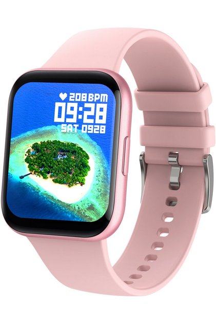 Ceas Smartwatch si Bratara de Fitness idealStore Oxyo, 8 Moduri Sport, Ritm Cardiac, Monitor Oxigen,