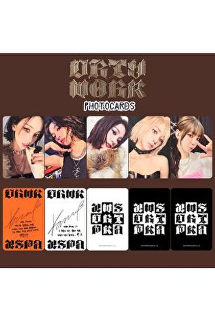 Kpop Dünyasi AESPA Winter '' Rich Man '' Photocards Set - Fiyatı