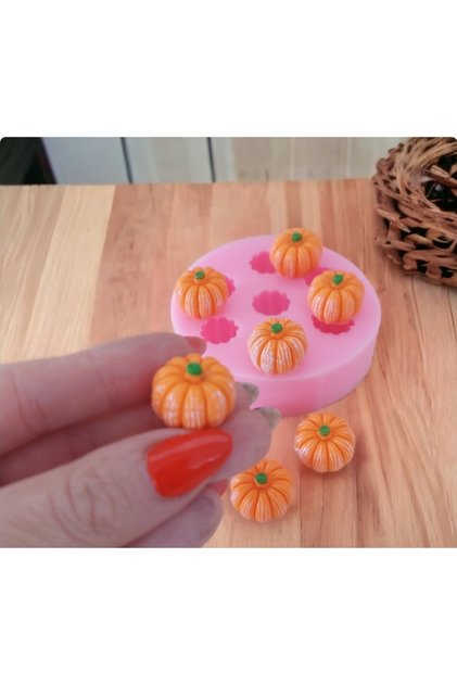 Çoklu Minik Balkabakları Silikon Kalıbı