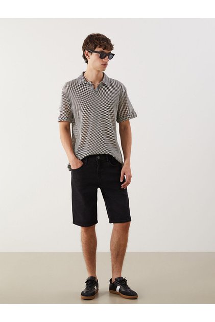 Lcw Jeans Slim Fit Men's Jean Shorts (S5)
