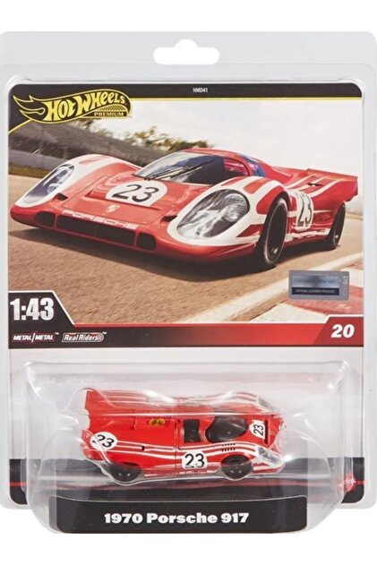 【Hot Wheels】限定 Porsche 917 Real Riders HOT WHEELS 1:43 Hot Wheels Premium 1970 Porsche 917-Custom 1970
