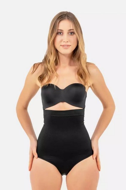 13003 Women's Seamless 100% Size Reducing Shaping High Waist Corset Panties