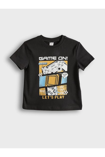 Lcw Kids Crew Neck Combed Cotton Boys' T-Shirt (S5)