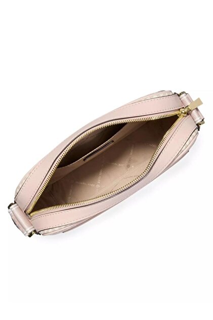 Michael Kors Kadın MK Yazı Desen Ön Bölüm Deri Cep Ayarlanabilir