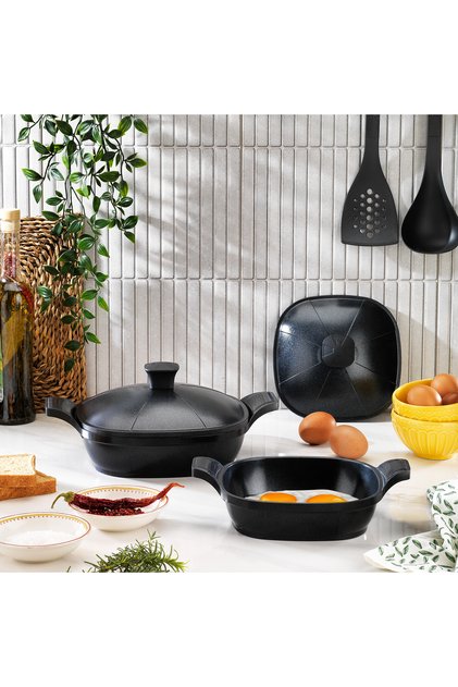 Felsen 2-Piece Ceramic Pan Set-18 Cm+22 cm