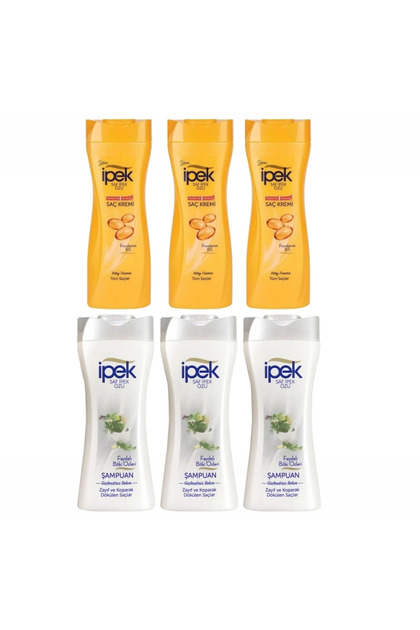 Silk Conditioner 480 ml X 3 Pcs & Silk Useful Plant Extracts Shampoo 480 ml X 3 Pcs