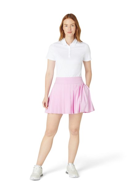16'' High Waist Solid Pleated Women's Skirt