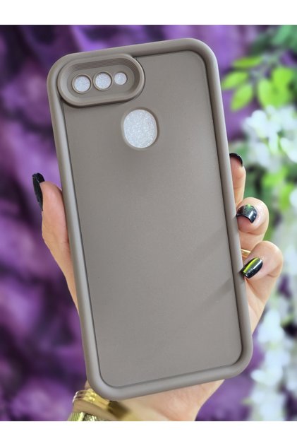 Matte Brown Case with Oppo A5S/Ax7/A12 Compatible Impact Protection Corner Support