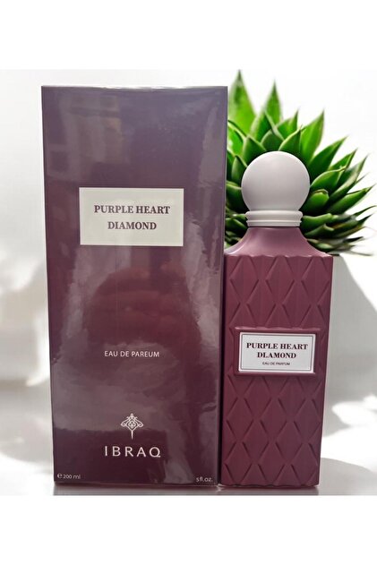 Gifts Purple Heart Diamond Perfume by Ibrahim Al Qurashi, 200ml