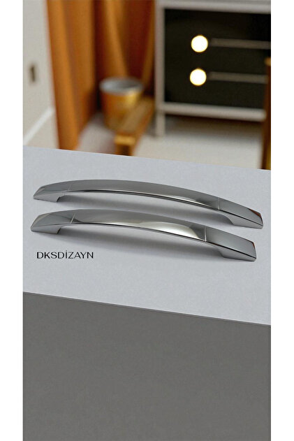 DKSDİZAYN Toros 160 Mm Krom Kulp Mobilya Çekmece Mutfak Dolap