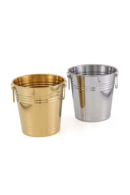 Frapiera inox, Ø16 xH 16 cm, finisaj auriu