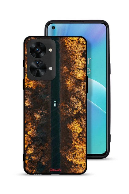 غطاء حماية لهاتف OnePlus Nord 2T 5G بطبعة أشجار الخريف