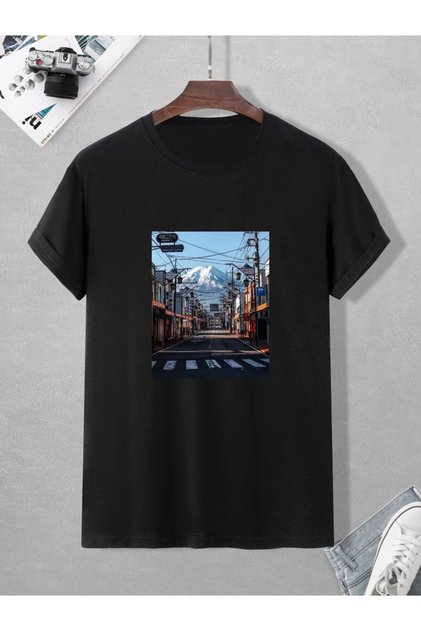 New Fashion Summer Men's T-Shirt Mixed Style Men's Children's Printed Pattern