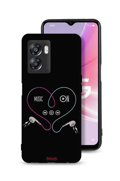 غطاء حماية لهاتف Oppo A57 5G مع موسيقى