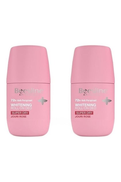 Pack of 2 Whitening Roll-On Deodorant Super Dry Jouri Rose 100ml