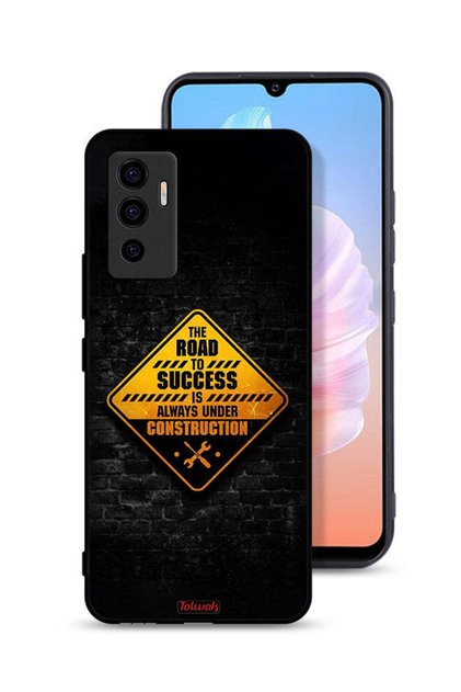 Vivo V23e Protective Case Cover The Road To Success Is Always Under Construction