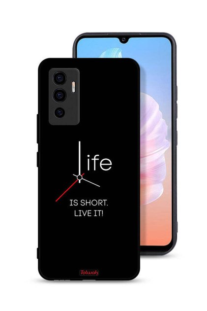 Vivo V23e Protective Case Cover Life Is Short Live It