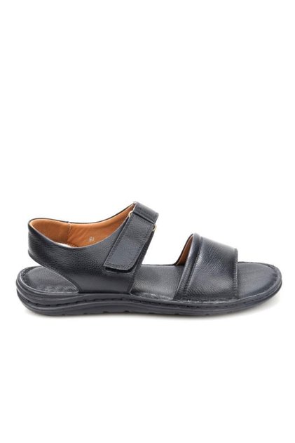 Pisagor Ps-33550 Orthopedic Men's Massage Sole Genuine Leather Sandals Slippers