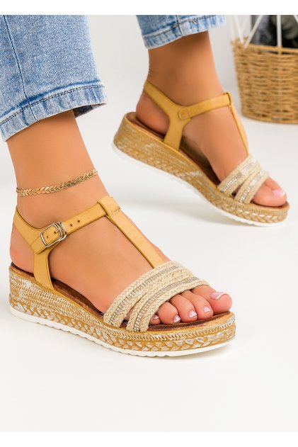 Sandale dama bej A012