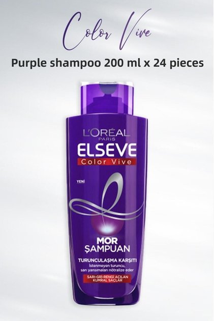 Vive Purple Shampoo Anti-Orange - 200 ml x 24 Pieces