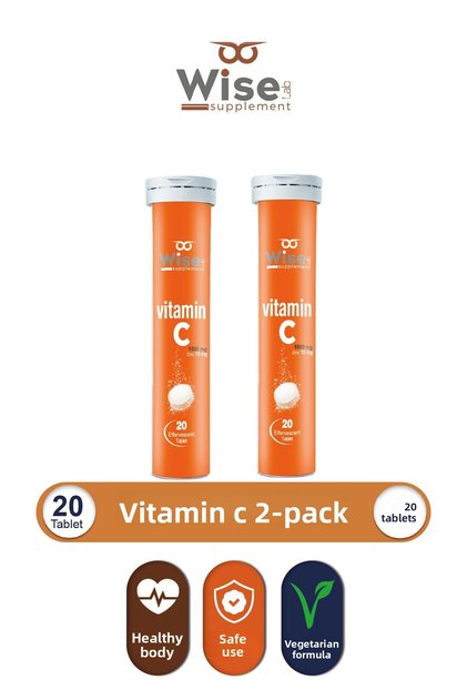 Premium Vitamin C + Zinc Effervescent 20 Tablets X 2 Pieces