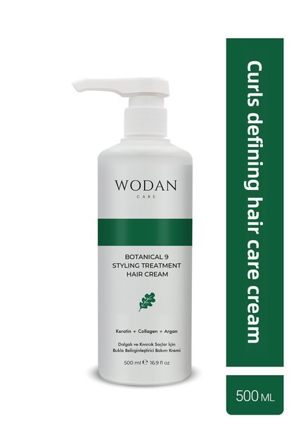 Botanical 9 Effect Curl Defining Hair Care Cream for Wavy and Curly Hair 500 ml