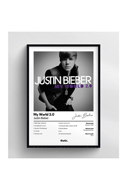 Thetic Justin Bieber My World 2.0 Albüm Koleksiyonu PREMIUM