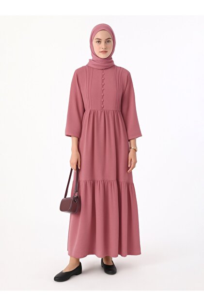open lace back dress Long Sleeve Criss Cross Maxi Dress main image 1